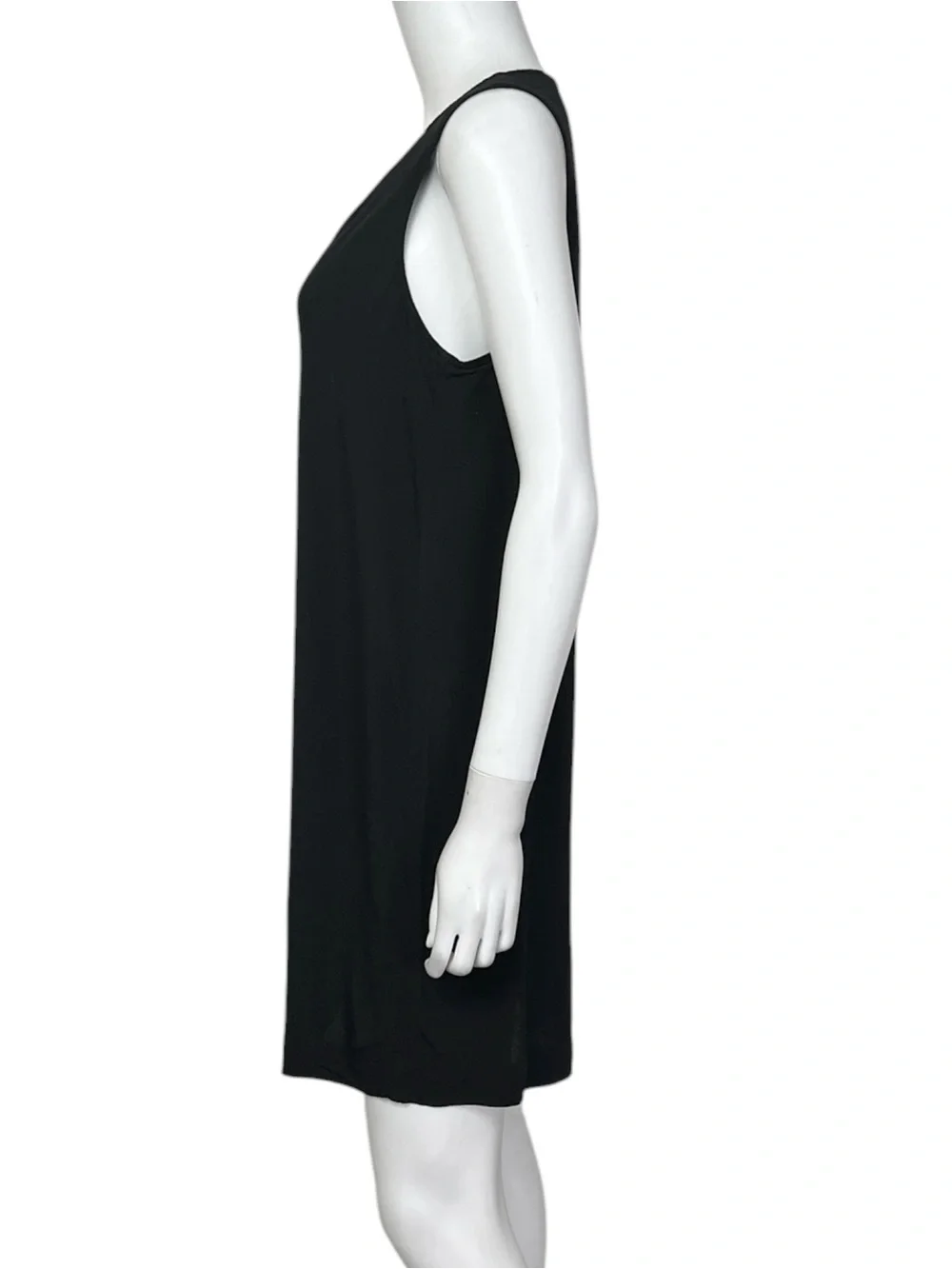 Madewell Heather Button Front Dress in True Black - sz Medium